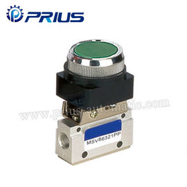 3 клапан МСВ86321ПБ положения пути 2 пневматический, клапан воздуха круглой зеленой кнопки механический