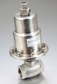 Естественный стальной клапан тела угла цвета, ПВ900 2 пути пневматический угловой вентиль 2/